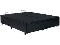 Base Cama Box Queen V-Joy Bipartido com Baú 38x158x198cm Bravus - 4