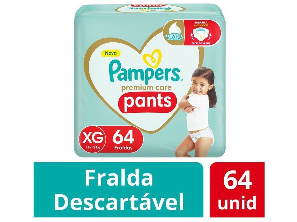 Fralda Pampers Premium Care Pants Calça Tam. XG - 2