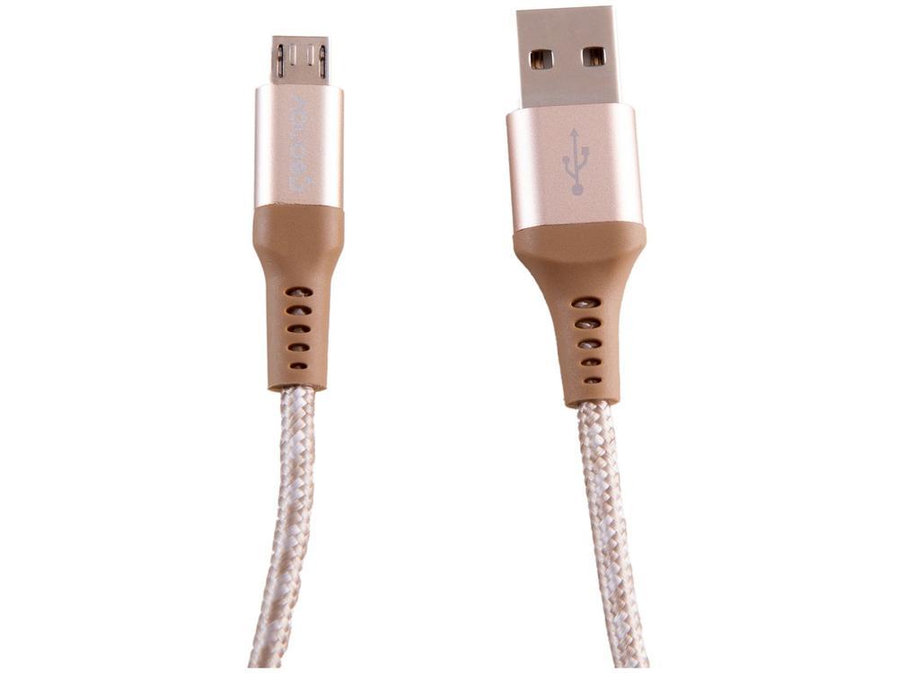 Cabo Micro USB Universal 1,5m Ultraresistente Geonav MIC15G - 1