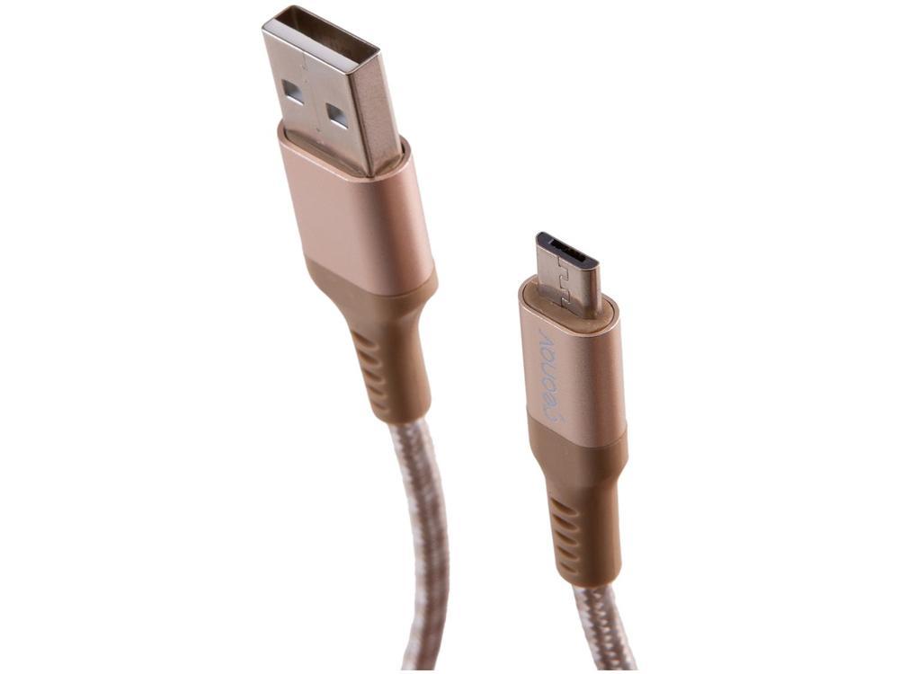 Cabo Micro USB Universal 1,5m Ultraresistente Geonav MIC15G - 4