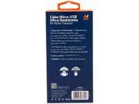 Cabo Micro USB Universal 1,5m Ultraresistente Geonav MIC15G - 6
