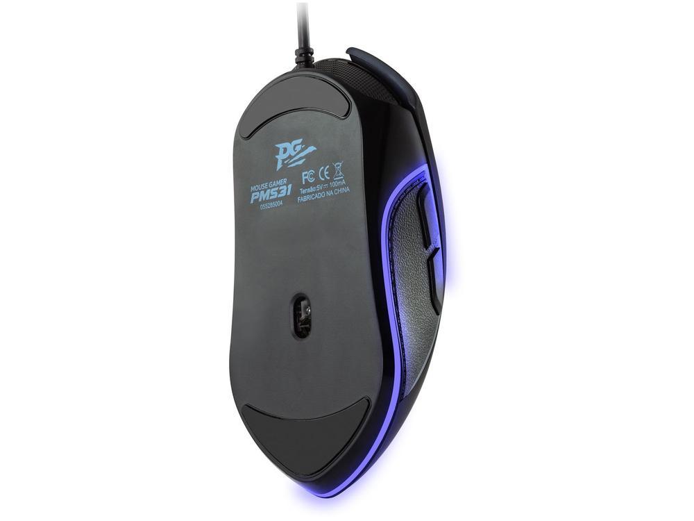 Mouse Gamer RGB Philco Óptico 2400DPI - 8