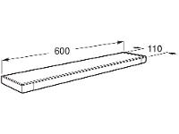 Prateleira para Banheiro Metal Cromado e Vidro - 2