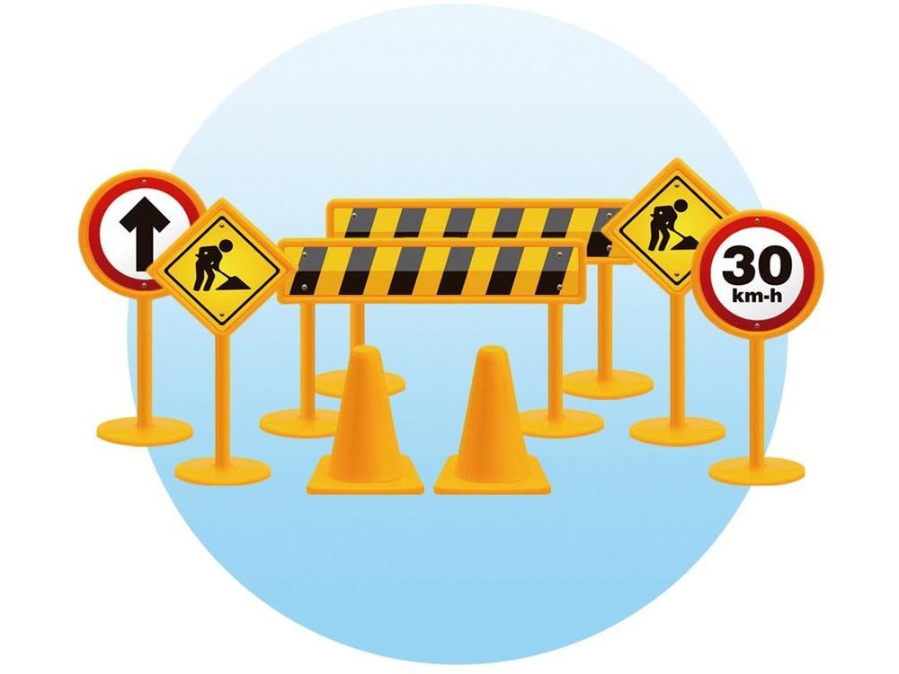 Caminhão de Brinquedo Construção 489 Roda Livre - 14