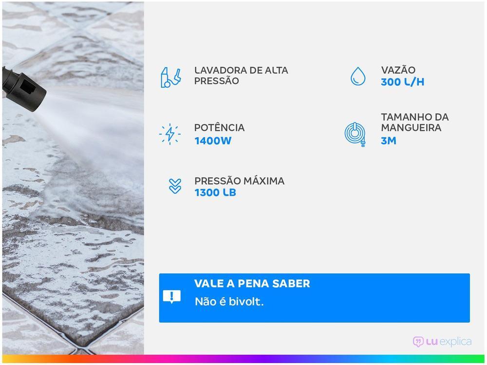 Lavadora de Alta Pressão Wap Ágil 1800 Ultra - 1300 Li - 11