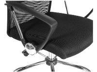 Cadeira de Escritório Presidente Giratória Preta PRE-004 - 9