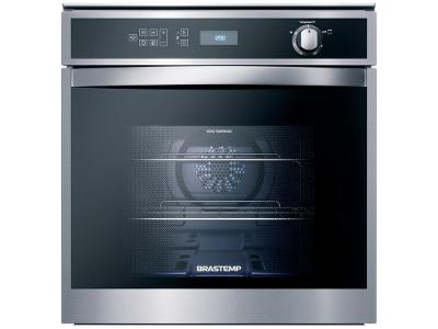 Forno a Gás de Embutir Brastemp de Convecção Grill