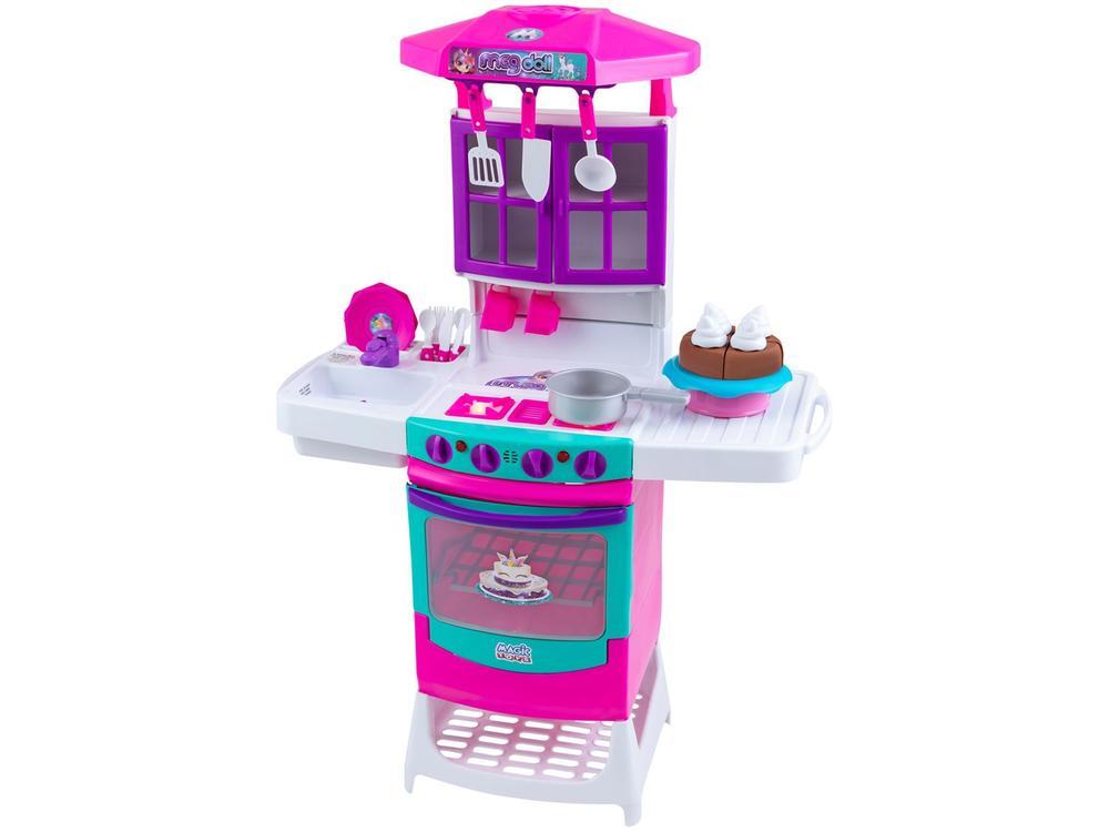 Cozinha Infantil Meg Doll Emite Som e Luzes - 1