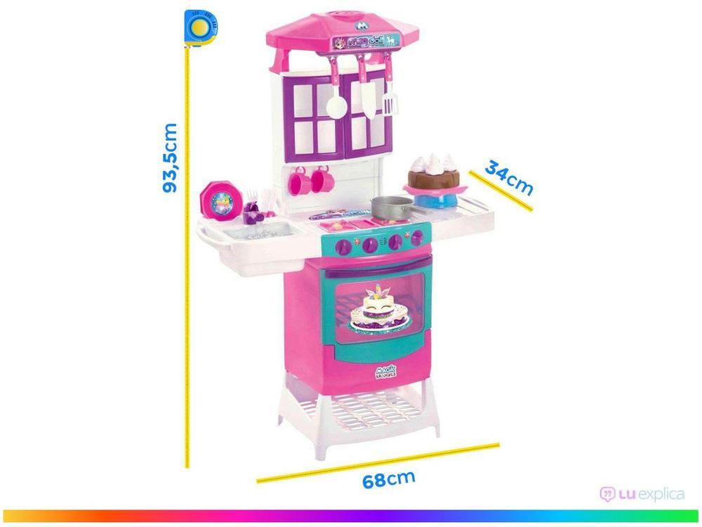 Cozinha Infantil Meg Doll Emite Som e Luzes - 3