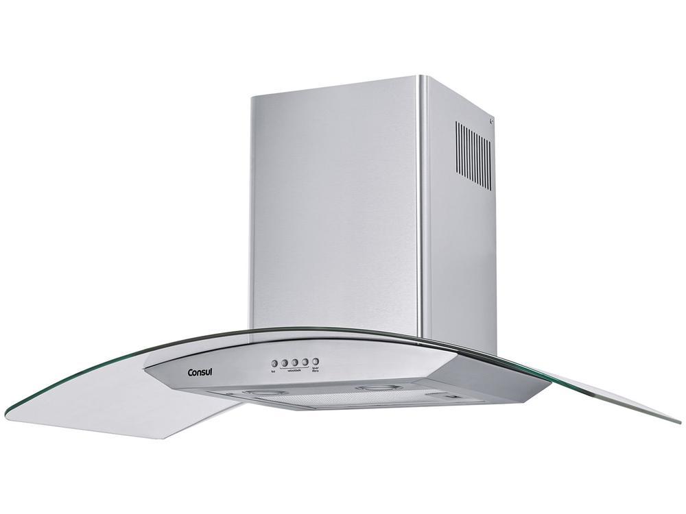 Coifa de Parede Consul 90cm Inox 5 e 6 Bocas - 1