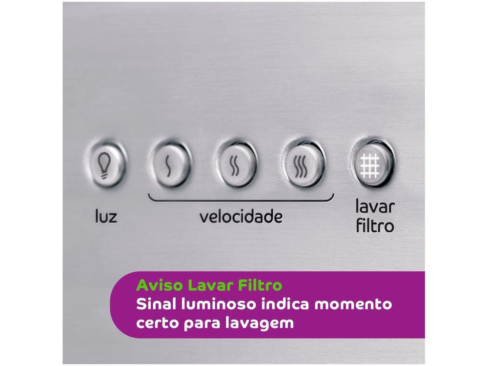 Coifa de Parede Consul 90cm Inox 5 e 6 Bocas - 9