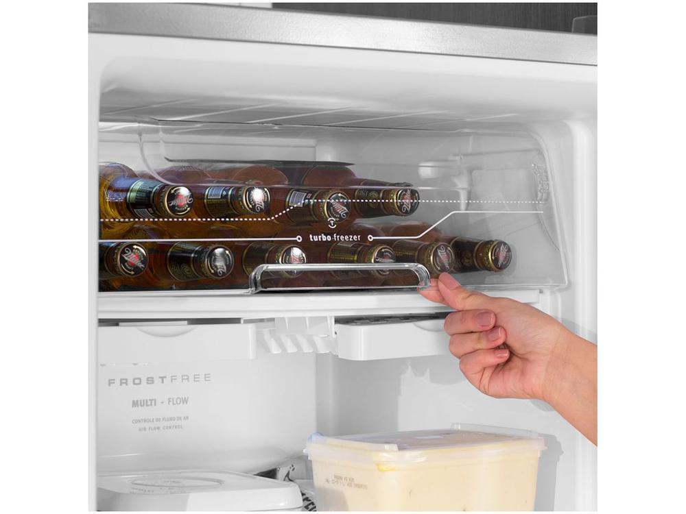 Geladeira/Refrigerador Electrolux Frost Free Inox Duplex Prata 371L DFX41 - 15