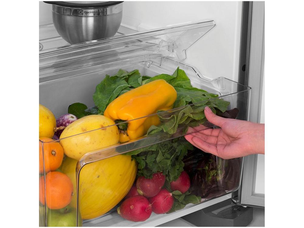 Geladeira/Refrigerador Electrolux Frost Free Inox Duplex Prata 371L DFX41 - 9