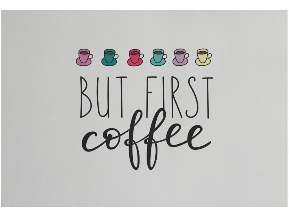 Placa Decorativa MDF Coffee 20x29cm  - 1