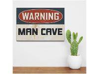 Placa Decorativa MDF Open Bar Warning 20x29cm - 2