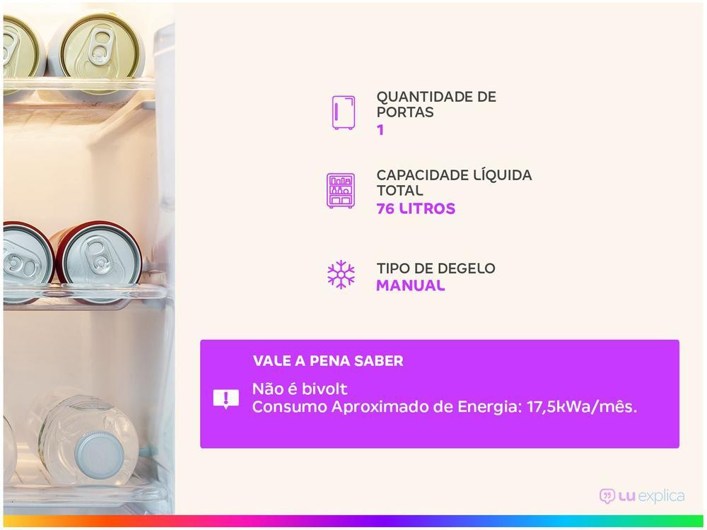 Frigobar Consul 76 litros com Gaveta Multiuso CRC08CB - 2