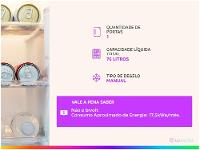 Frigobar Consul 76 litros com Gaveta Multiuso CRC08CB - 2