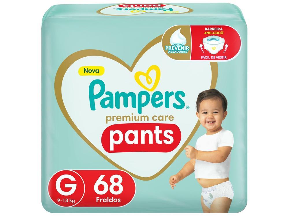 Fralda Pampers Premium Care Pants Calça Tam. G - 10