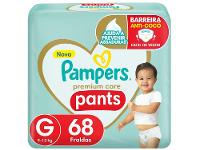 Fralda Pampers Premium Care Pants Calça Tam. G - 1