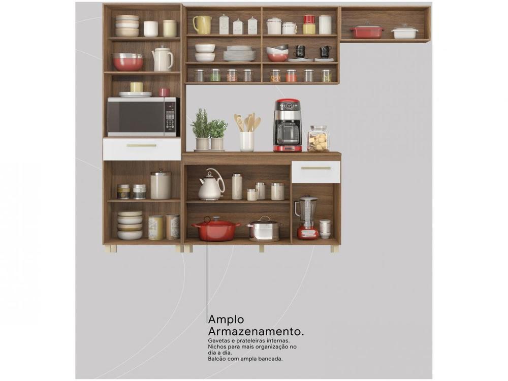 Cozinha Completa Demóbile Dama com Balcão - 5