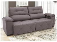 Sofá Retrátil Reclinável 4 Lugares Suede Moviment Grazzia Linoforte - 1