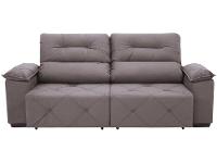 Sofá Retrátil Reclinável 4 Lugares Suede Moviment Grazzia Linoforte - 7