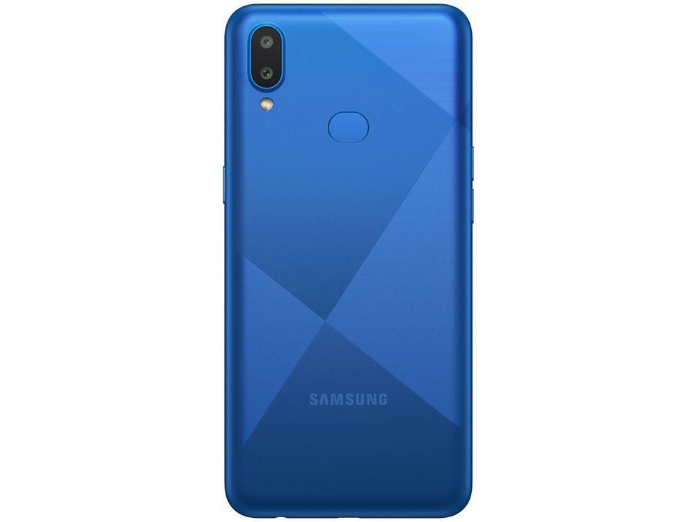 Smartphone Samsung Galaxy A10s 32GB Azul Absurdo - 4G 2GB RAM Tela 6,2” Câm. Dupla + Selfie 8MP - 7