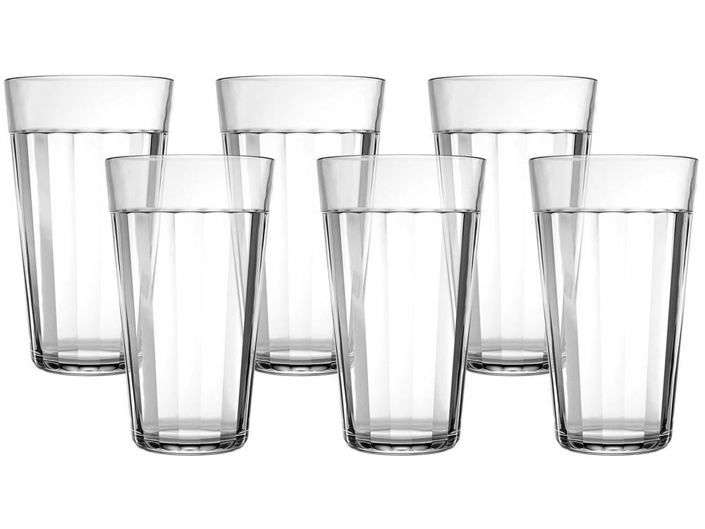 Jogo de Copos de Vidro 450ml 6 Peças Nadir Americano Long Drink - 3