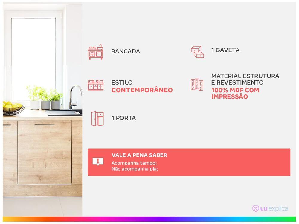 Balcão de Cozinha com Tampo Cozinhas Nesher - 2