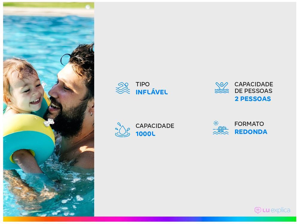 Piscina Infantil Inflável Redonda Jilong 1000L  - 2