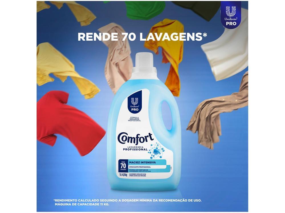 Amaciante Comfort Lavanderia Profissional Maciez Intensa 5L - 24