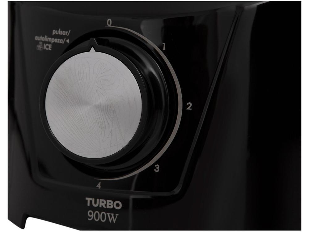 Liquidificador Britânia Turbo BLQ970P Preto 4 Velocidades 900W - 15