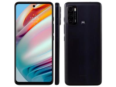 Smartphone Motorola Moto G60 128GB Preto 4G 4GB RAM Tela 6,8” Câm. Tripla + Selfie 32M