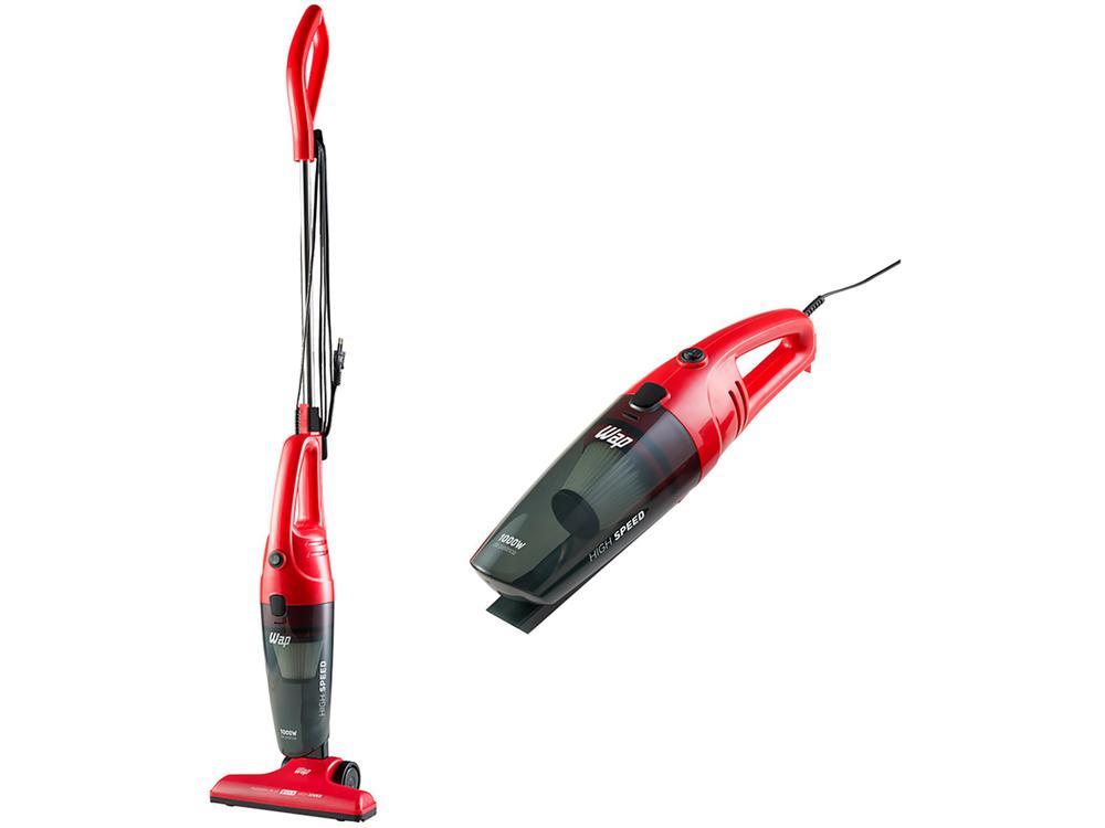 Aspirador de Pó Portátil e Vertical Wap Filtro HEPA 1000W High Speed Vermelho e Preto - 5