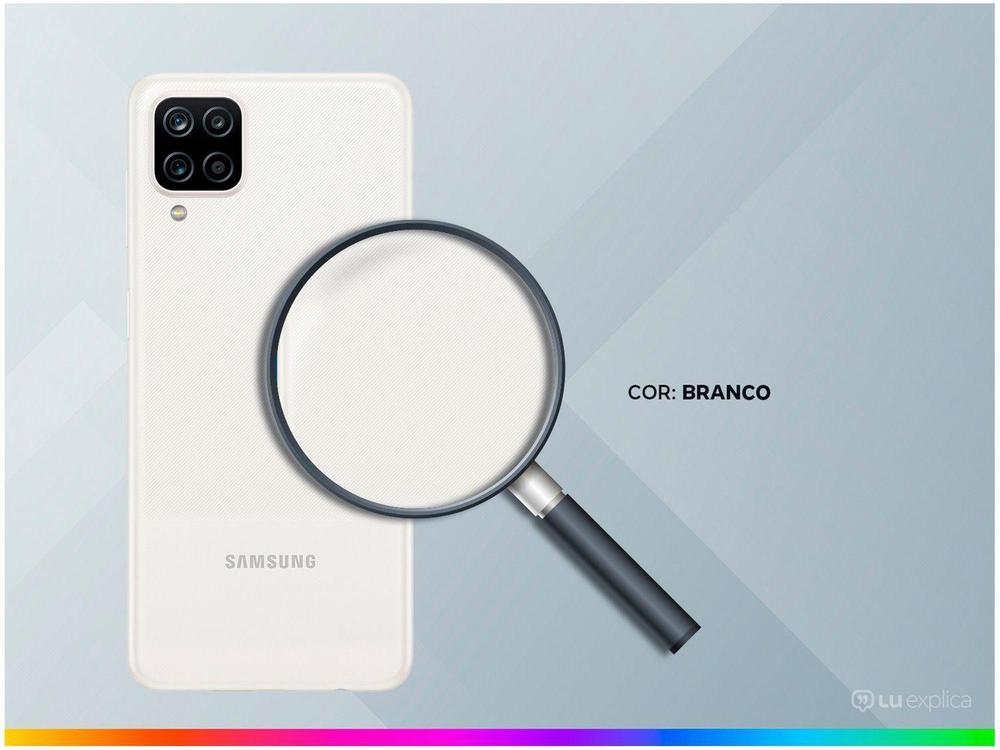 Smartphone Samsung Galaxy A12 64GB Branco 4G Octa-Core 4GB RAM 6,5” Câm. Quádrupla + Selfie 8MP - 3