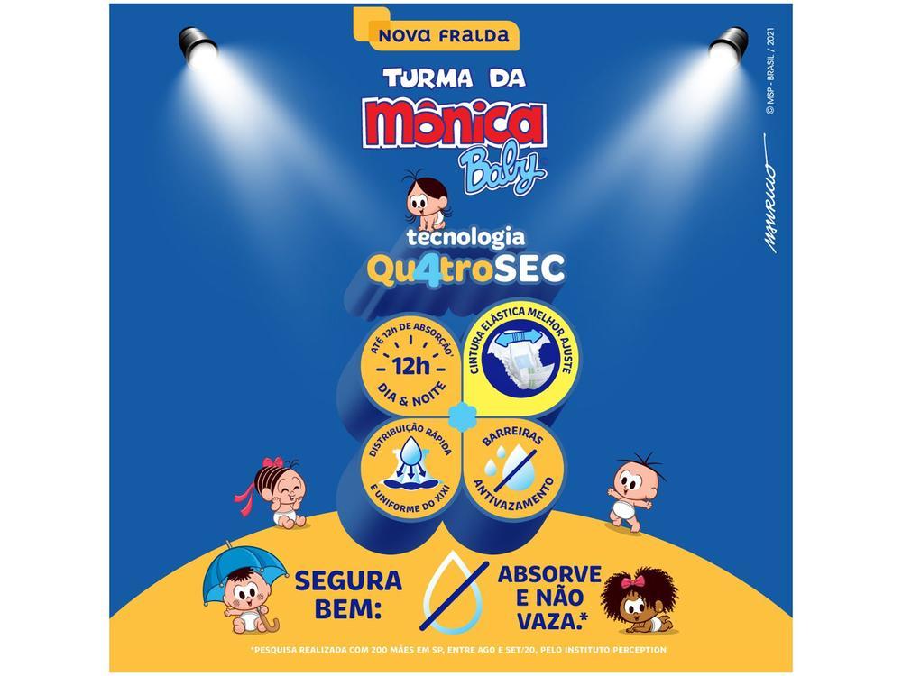 Fralda Turma da Mônica Baby Tam. XG 9 a 13kg 20 Unidades - 10
