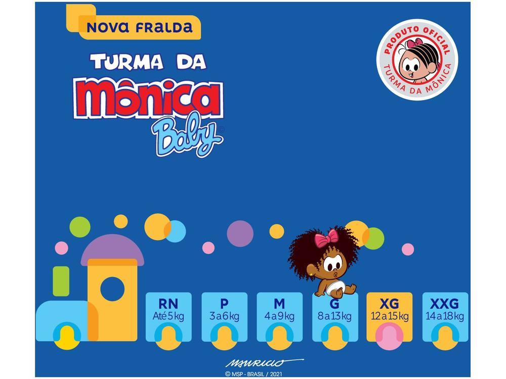 Fralda Turma da Mônica Baby Tam. XG 9 a 13kg 20 Unidades - 14