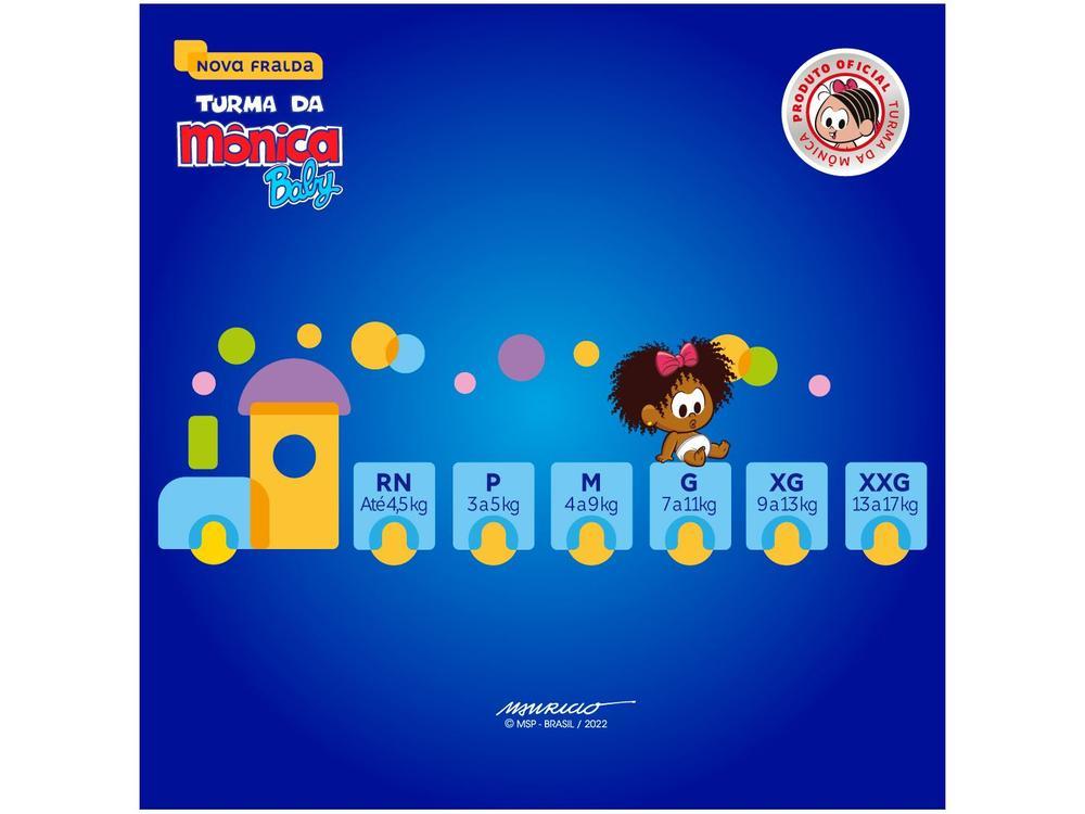 Fralda Turma da Mônica Baby Tam. XG 9 a 13kg 20 Unidades - 9