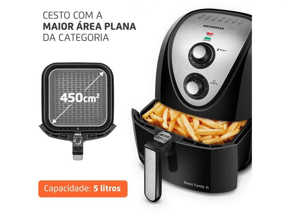 Fritadeira Elétrica sem Óleo/Air Fryer Mondial - 11