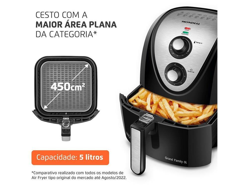 Fritadeira Elétrica sem Óleo/Air Fryer Mondial - 4
