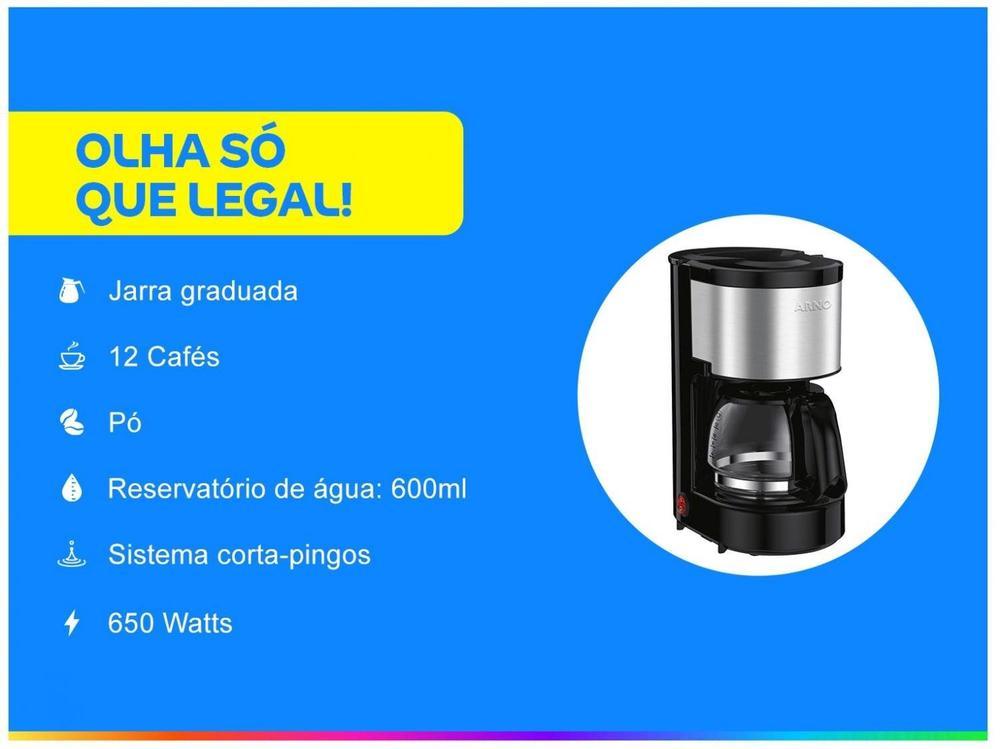 Cafeteira Elétrica Arno Perfectta Inox 0,6L CFPI - 17