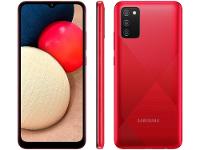 Smartphone Samsung Galaxy A02s 32GB Vermelho 4G - Octa-Core 3GB RAM 6,5” Câm. Tripla + Selfie 5MP - 1