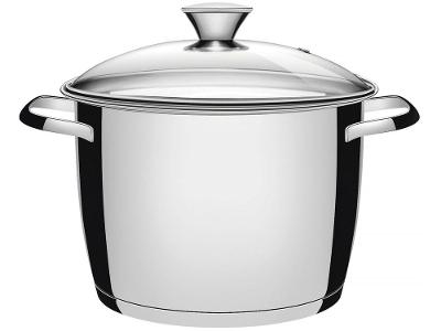 Caldeirão Inox Tramontina 5,5L Fundo Triplo com Tampa 22cm Allegra