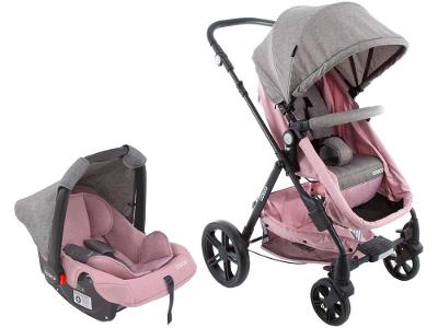 Carrinho de Bebê com Bebê Conforto Cosco Kids Poppy Duo 0 a 22kg