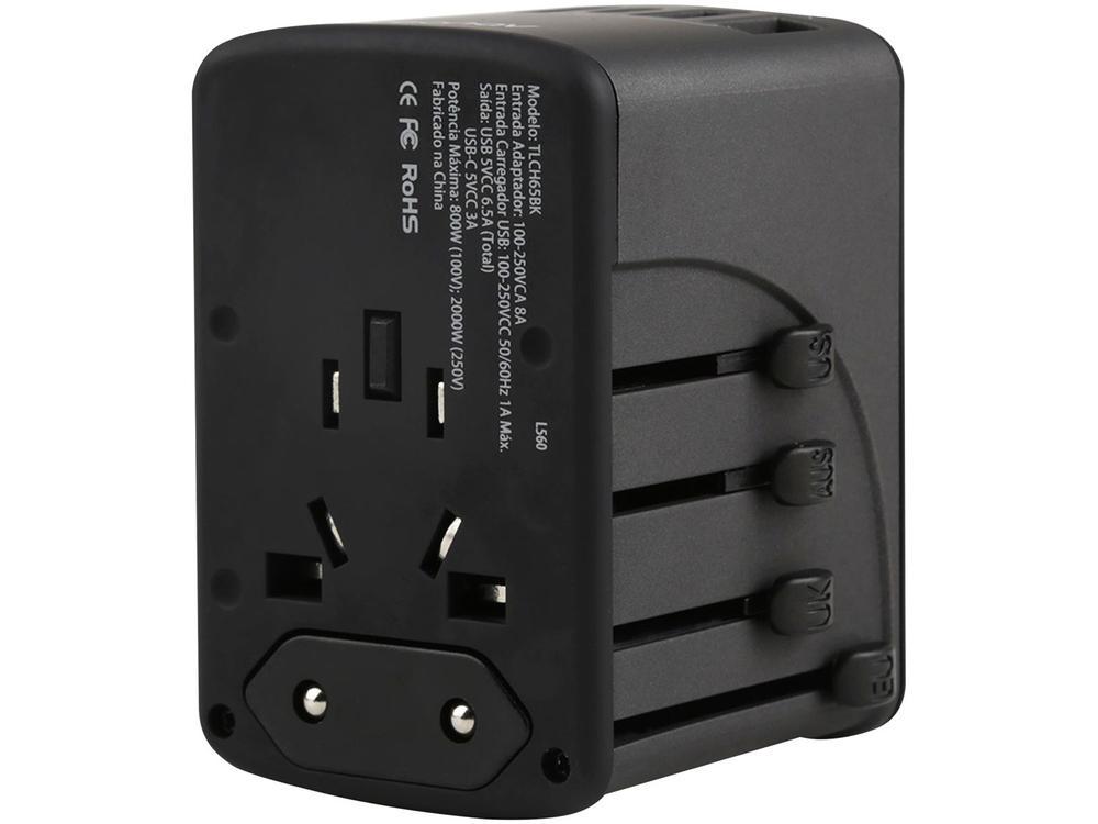 Carregador de Tomada 4 Entradas USB e 1 USB-C - 2