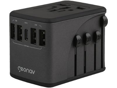 Carregador de Tomada 4 Entradas USB e 1 USB-C