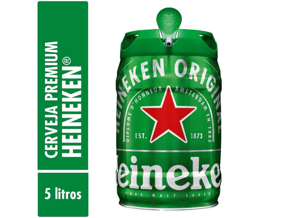Cerveja Heineken Pilsen Barril 5L - 7