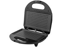 Sanduicheira Grill Britânia Preto e Cinza 750W Antiaderente Crome - 5