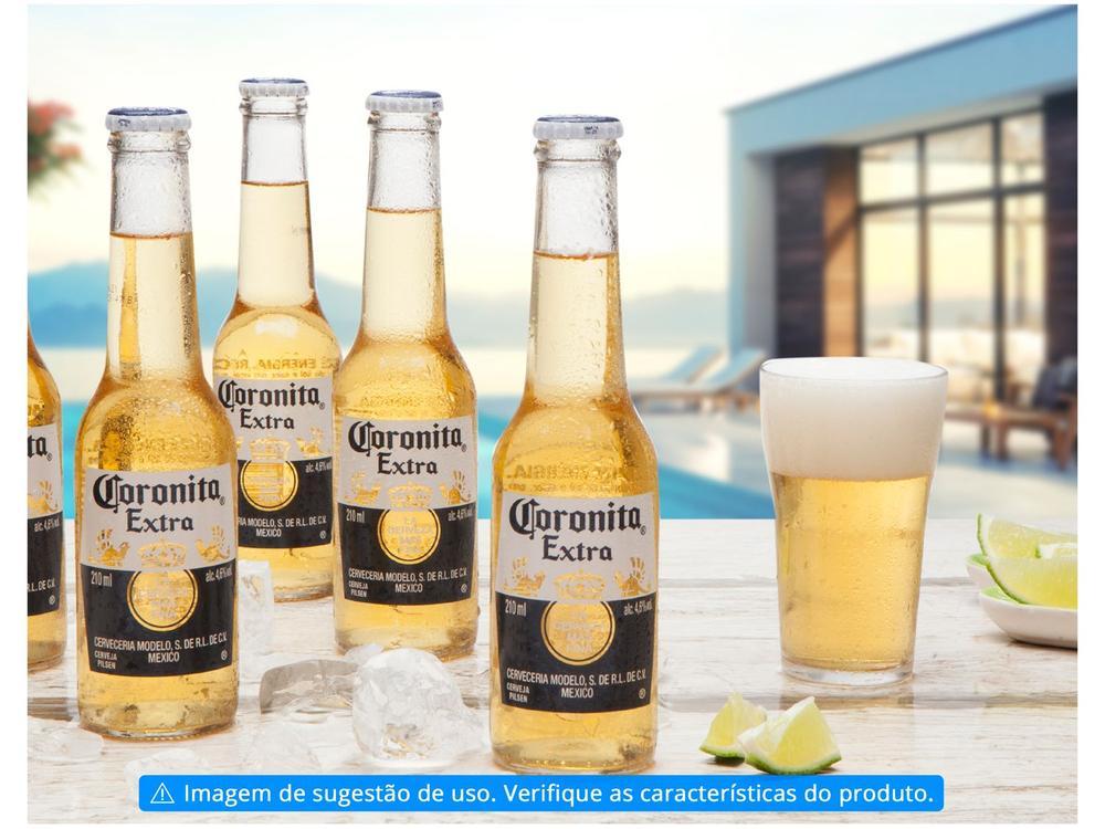 Cerveja Corona Coronita Extra Lager 6 Unidades - 210ml - 4
