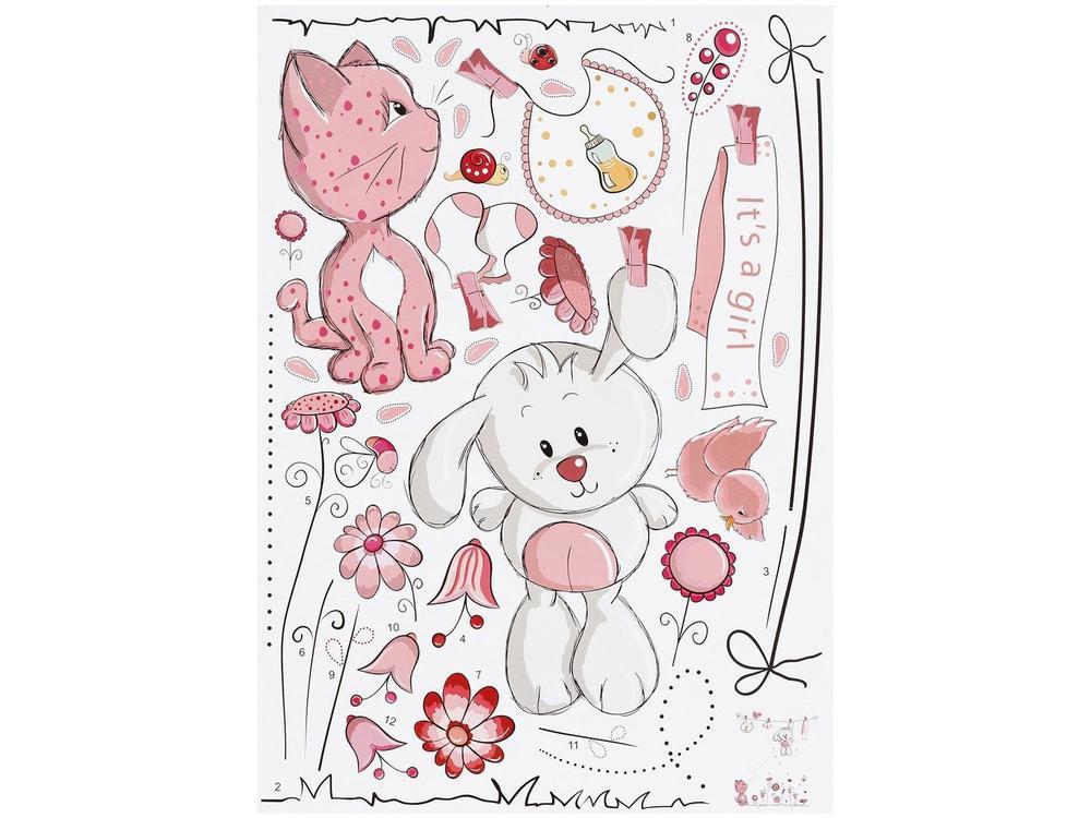 Adesivo de Parede Infantil PVC Adesif - 5